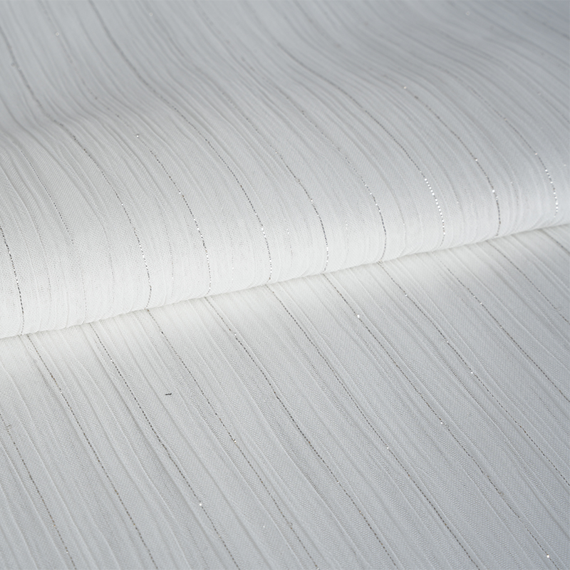 75D ezüst selyem sifon krepp