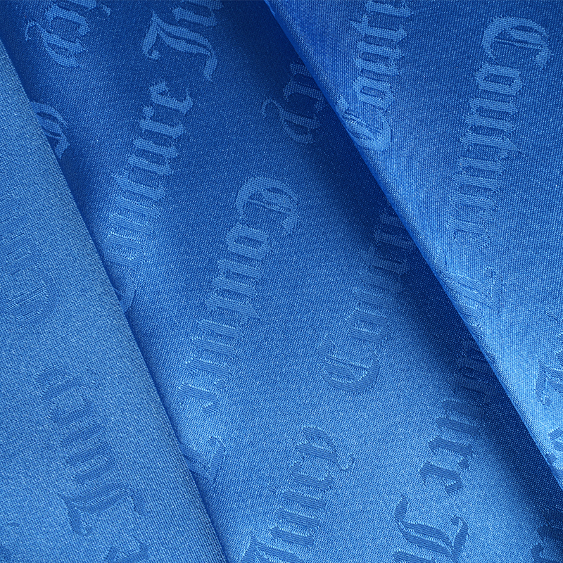 75D Stretch Szatén Letter Jacquard szövet