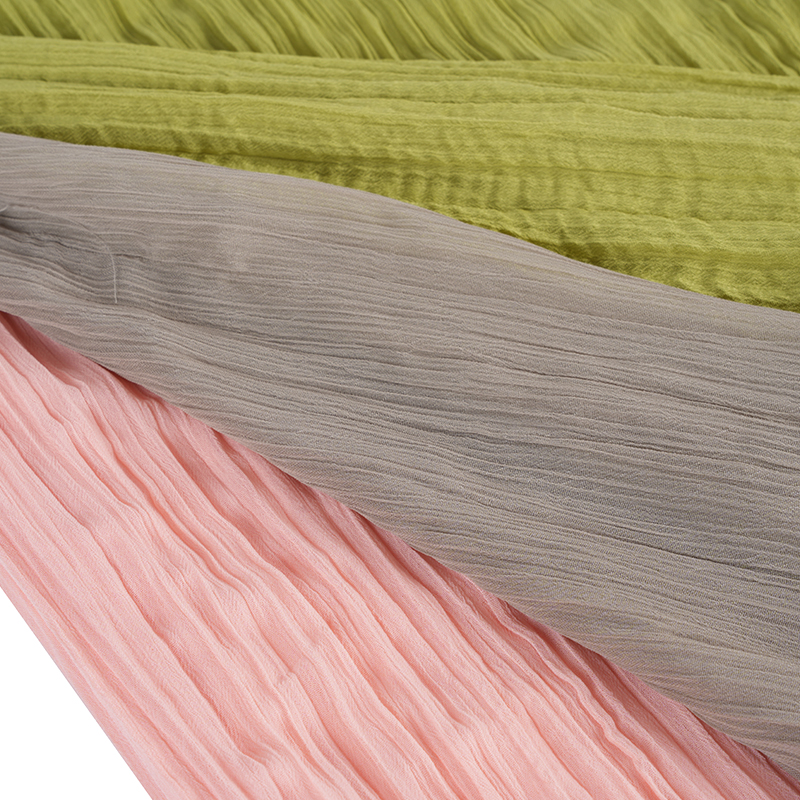 75d Chiffon Crepe hajtogatott szövetek