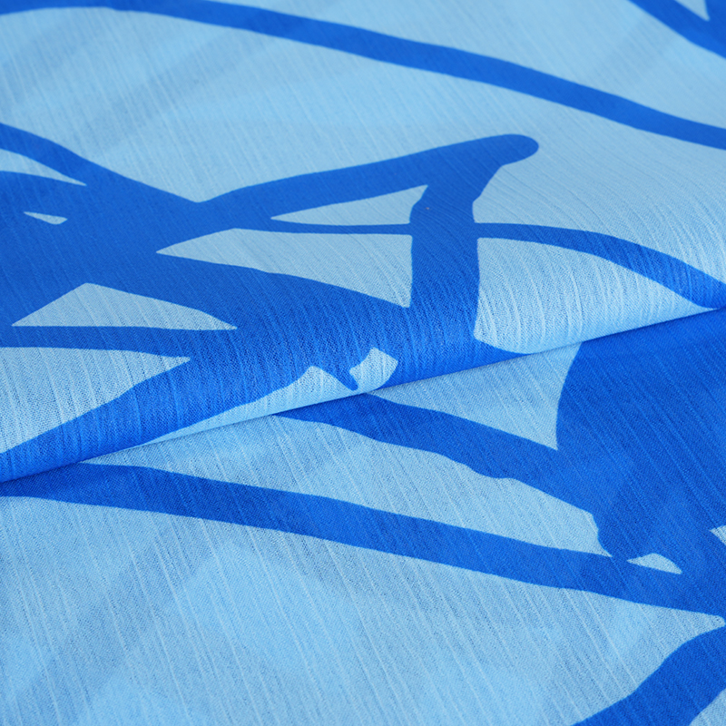 BD2503 75D Dream Space Chiffon Print Krepp szövet