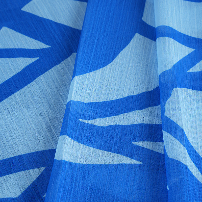 BD2503 75D Dream Space Chiffon Print Krepp szövet