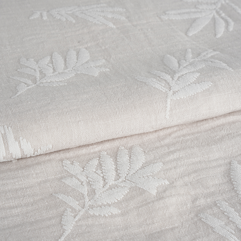 Poliészter fonal, kenderlevél-hab nyomdai anyag