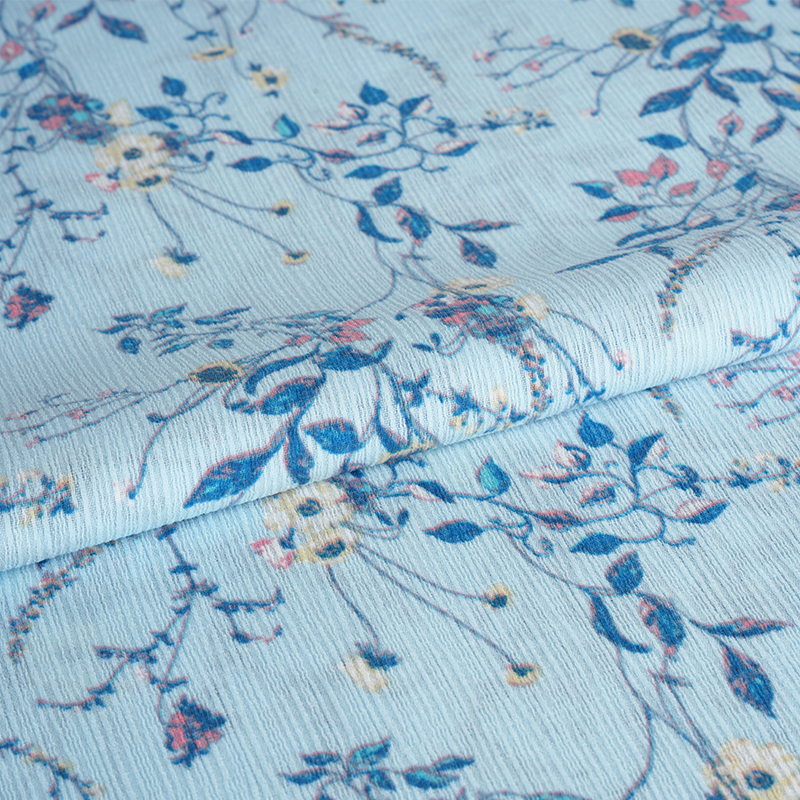 50*68 kompozit selyemkéreg ráncos hibiszkuszvirág vízjel szövet