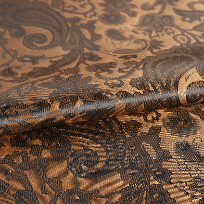 Poliészter csipkézett lantvirág Jacquard