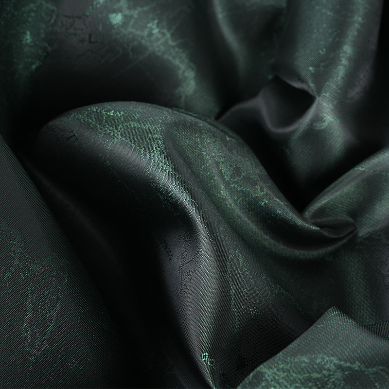 Poliészter kationos angol logótérkép Jacquard