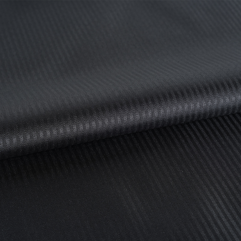 Poliészter csíkos zsebszövet