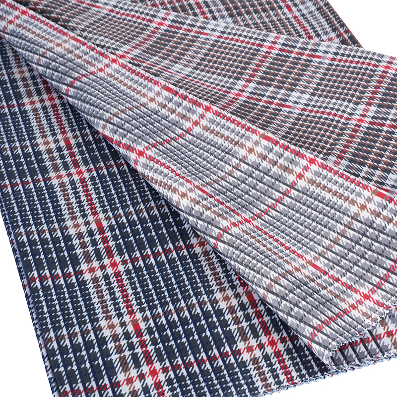 300T Pongee Chiffon Check Printing Fabric