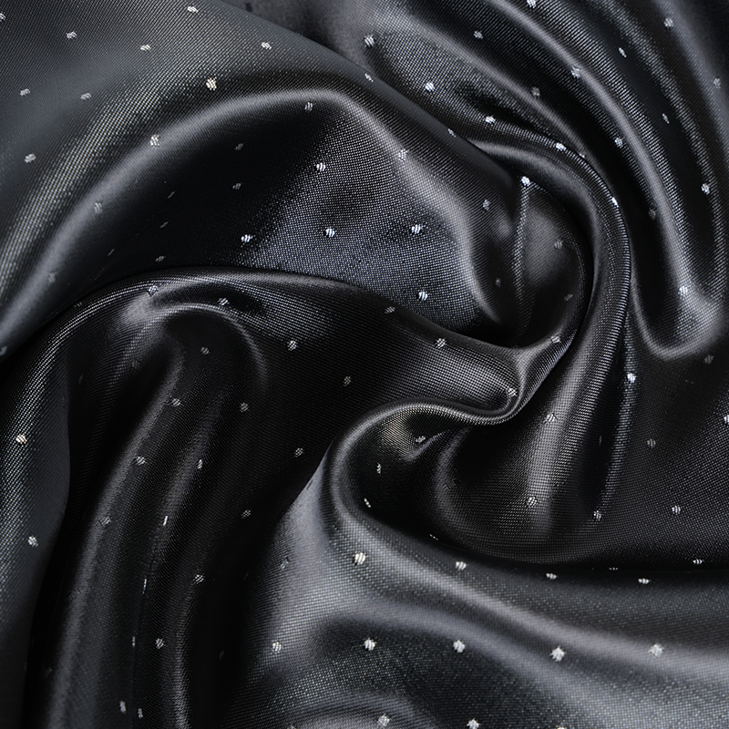 PV Satin Dot Jacquard szövet