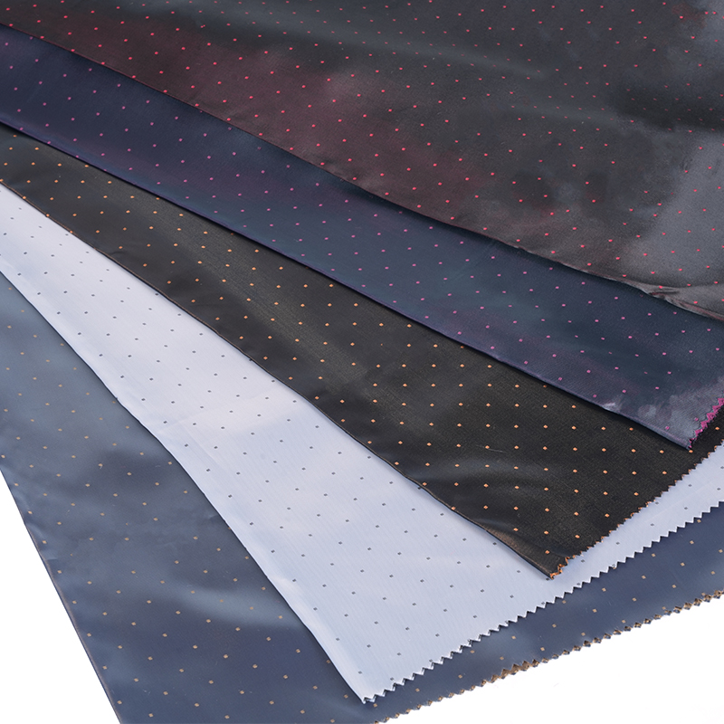PV Satin Dot Jacquard szövet